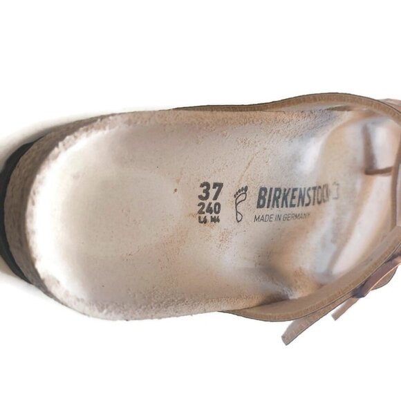 Birkenstock Mayari Womens Sz 6 Birko-Flor Sandals Metallic Stones Copper Regular - Picture 3 of 9